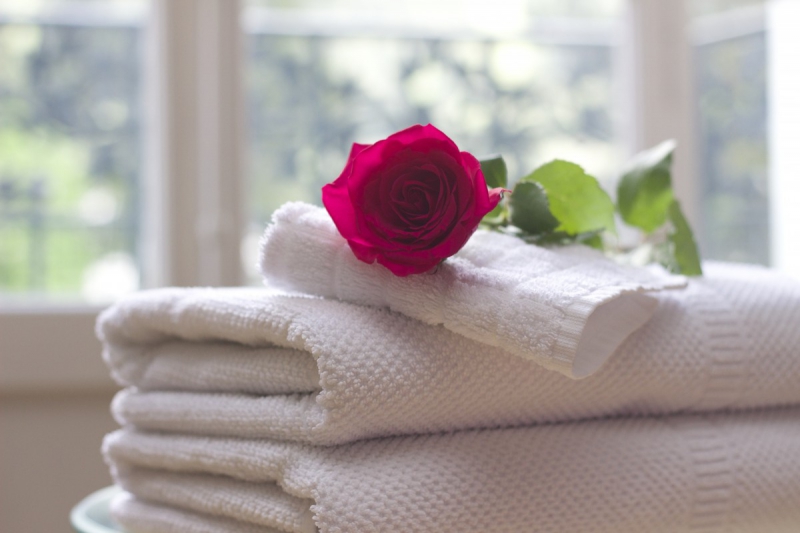 hotel-LA MARTRE-min_towel_rose_clean_care_salon_spa_white_bath-731641